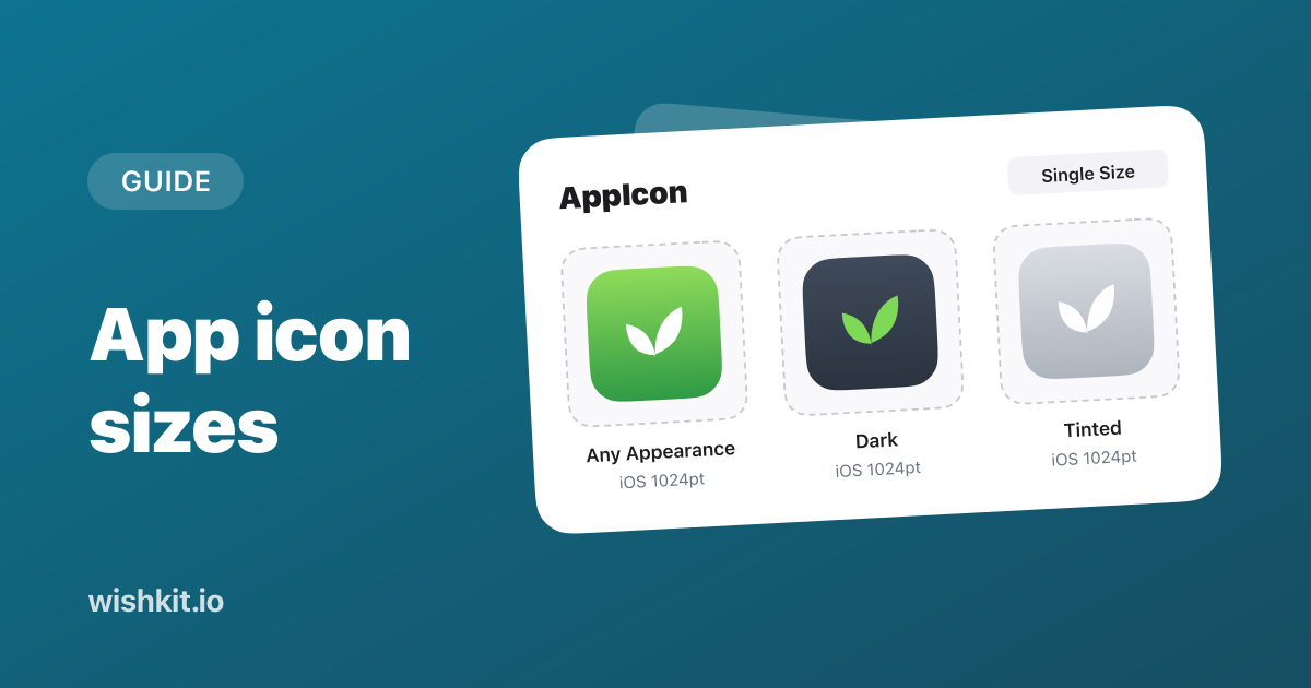App icon sizes