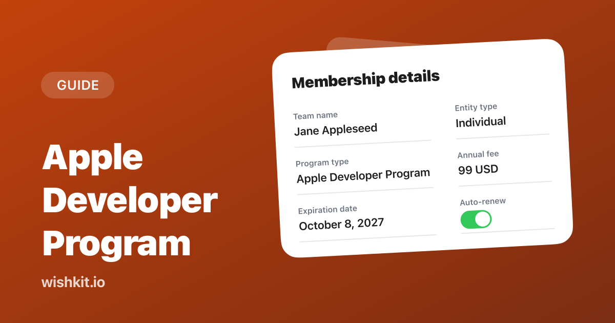 Apple Developer Program
