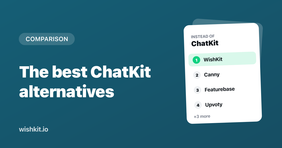 The 7 Best ChatKit Alternatives for iOS Feedback in 2026
