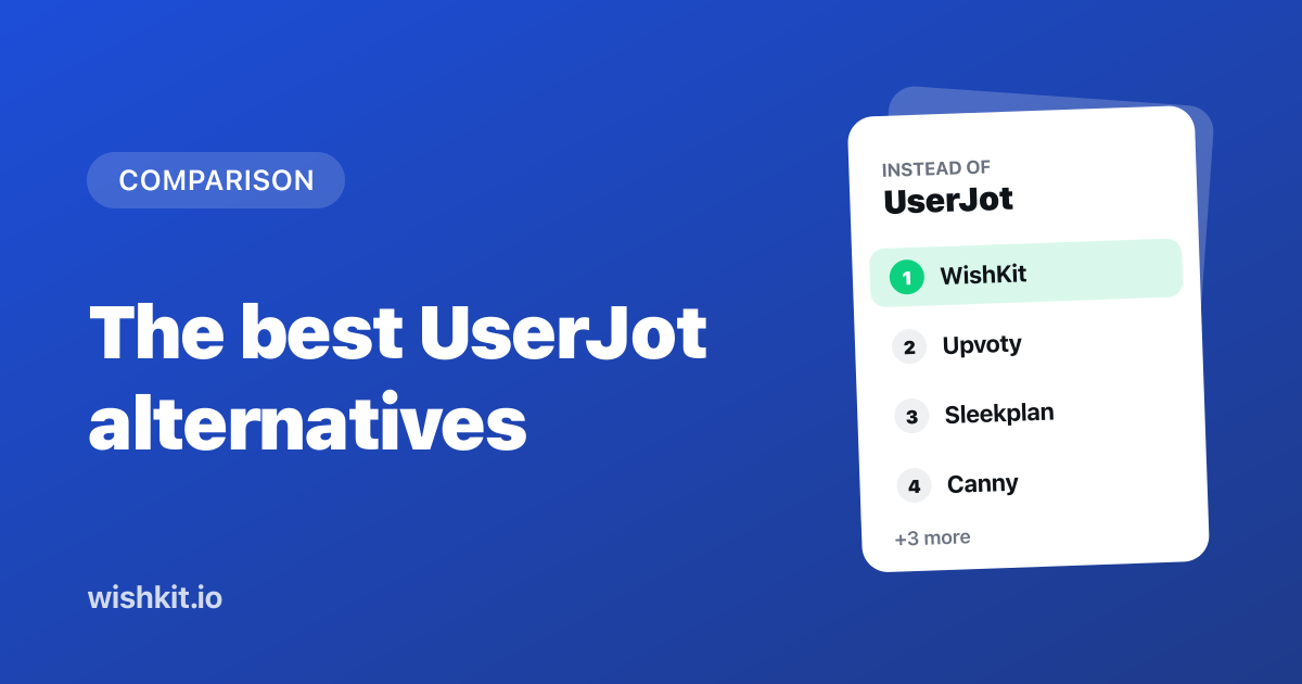 The 7 Best UserJot Alternatives in 2026