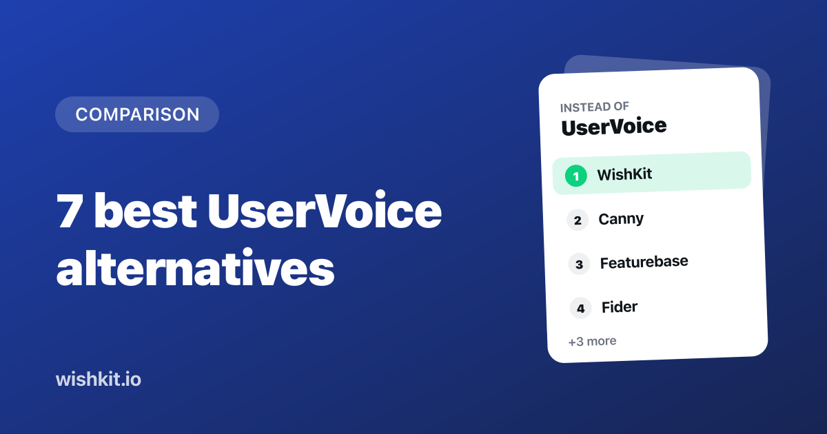 The 7 Best UserVoice Alternatives in 2026