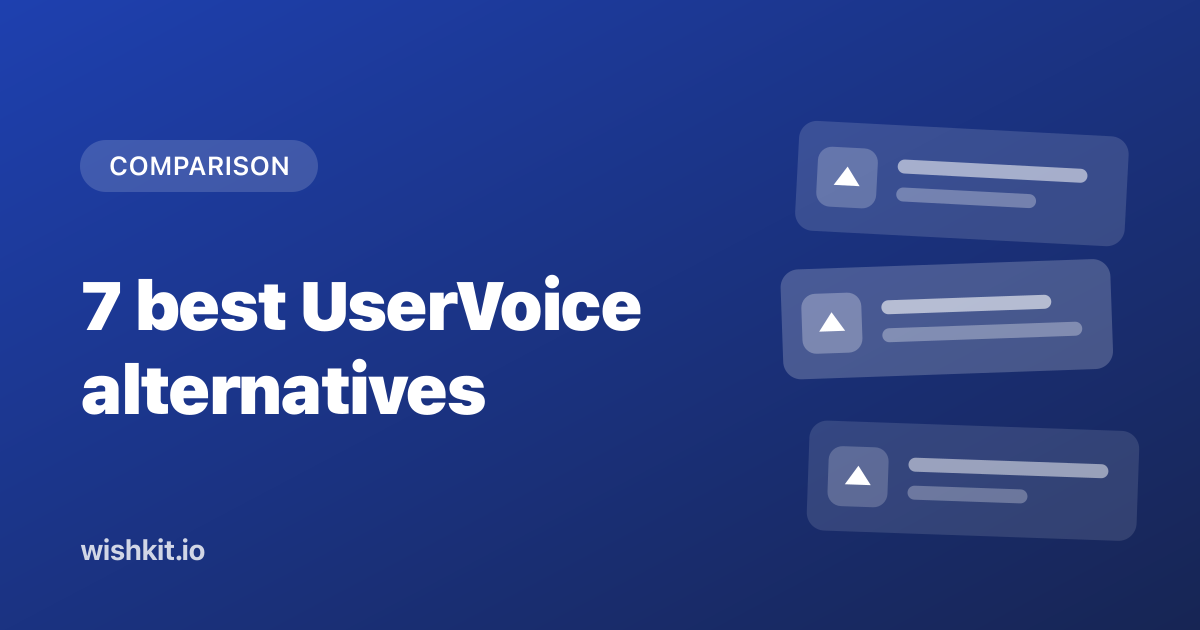The best UserVoice alternatives