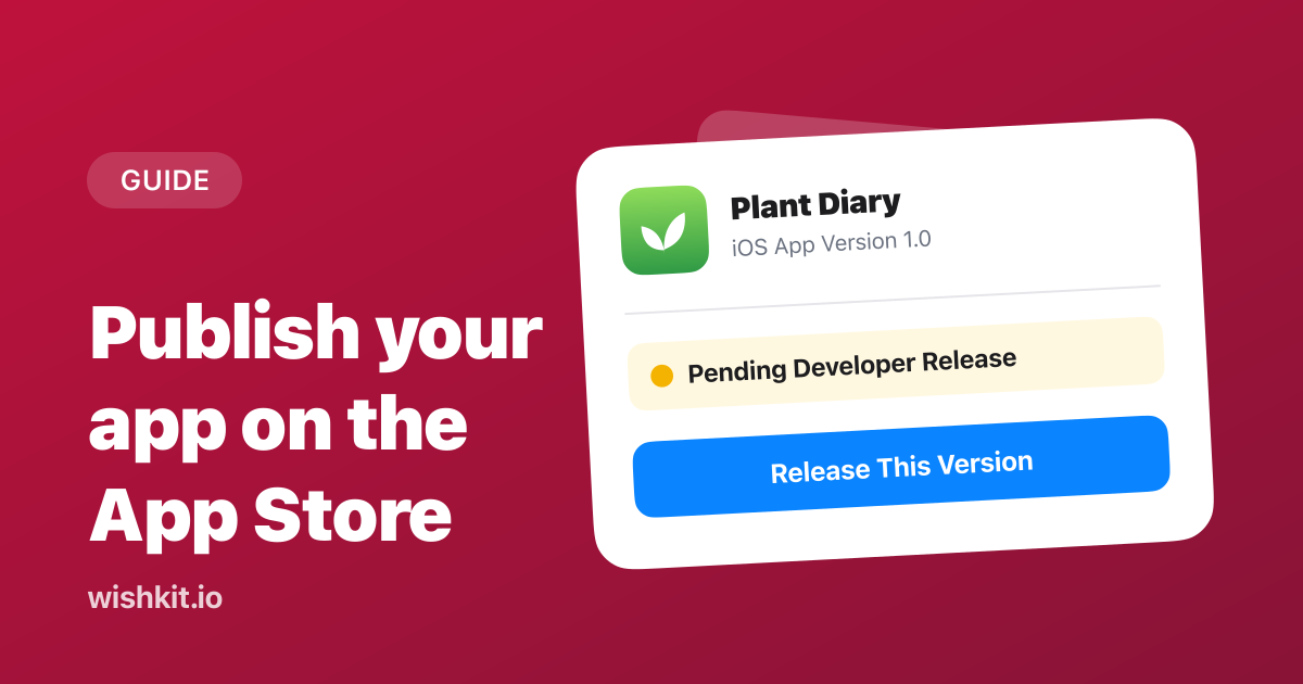 How to publish an app on the App Store