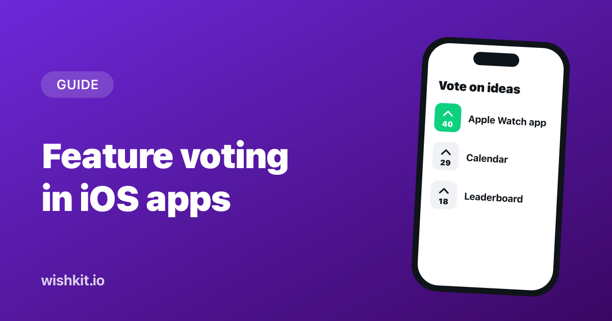 In-App Feature Voting for iOS: 5 Options Compared