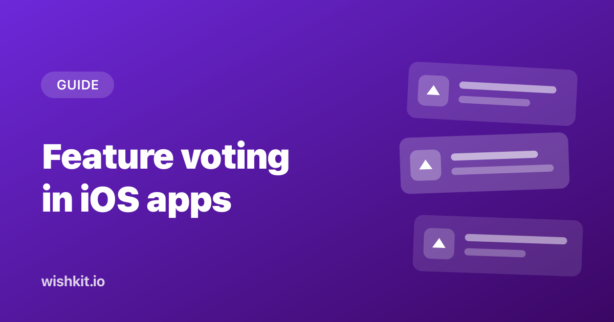 In-app feature voting for iOS