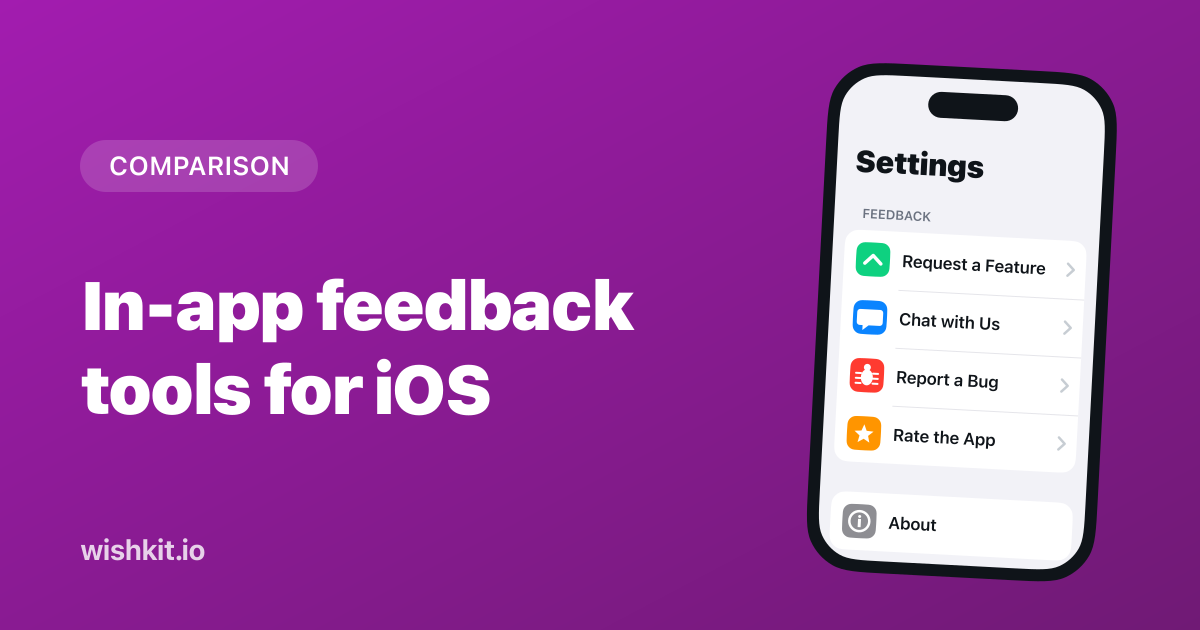 In-app feedback tools for iOS compared