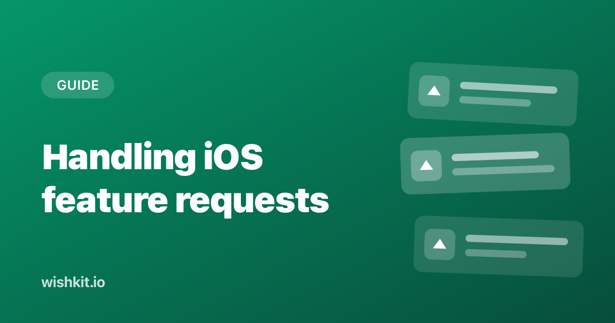 Handling iOS feature requests