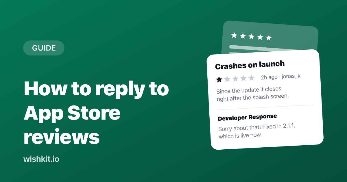 How to reply to App Store reviews
