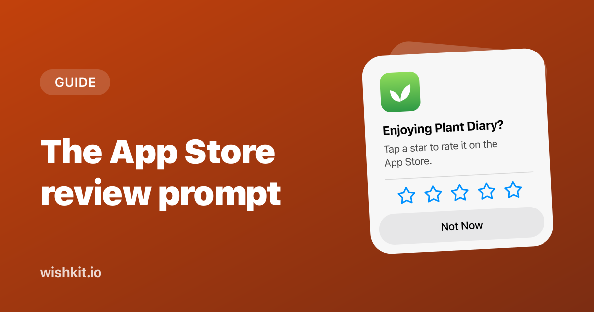 The App Store review prompt