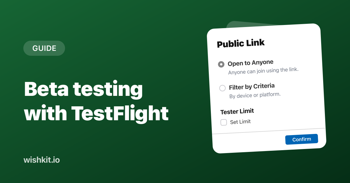 Beta testing with TestFlight